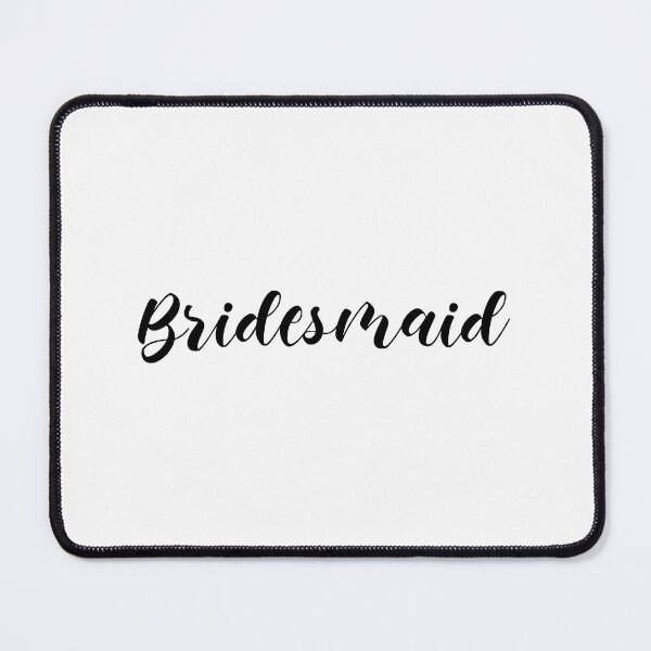 Item preview, Bridesmaid (black) designed and sold by Allyoudois.
