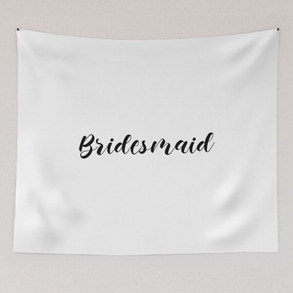 Item preview, Bridesmaid (black) designed and sold by Allyoudois.