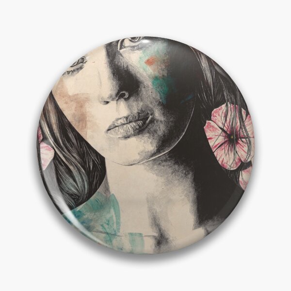 Item preview, Fall From Grace | flower woman realistic drawing designed and sold by Marco Paludet.