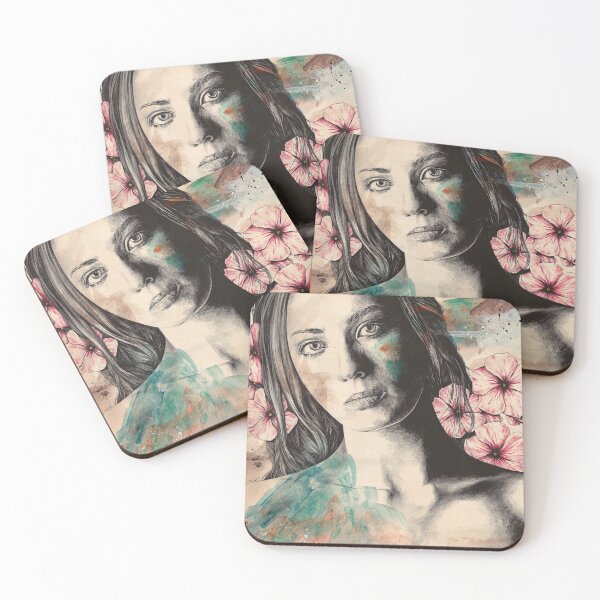 Item preview, Fall From Grace | flower woman realistic drawing designed and sold by Marco Paludet.
