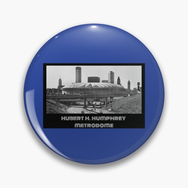 Item preview, Hubert H Humphrey Metrodome- Blue designed and sold by DeadStadium.