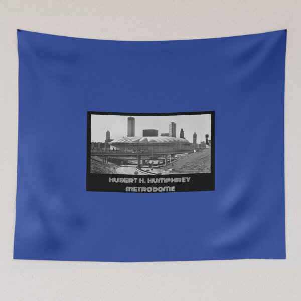Item preview, Hubert H Humphrey Metrodome- Blue designed and sold by DeadStadium.