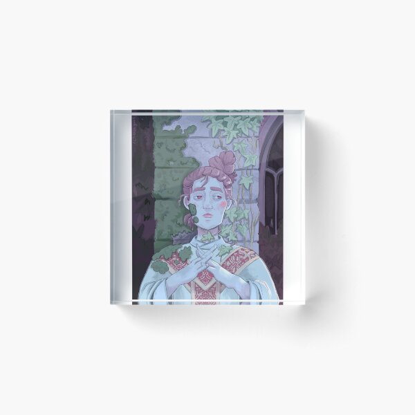 Patience grew around her like a weed Acrylic Block