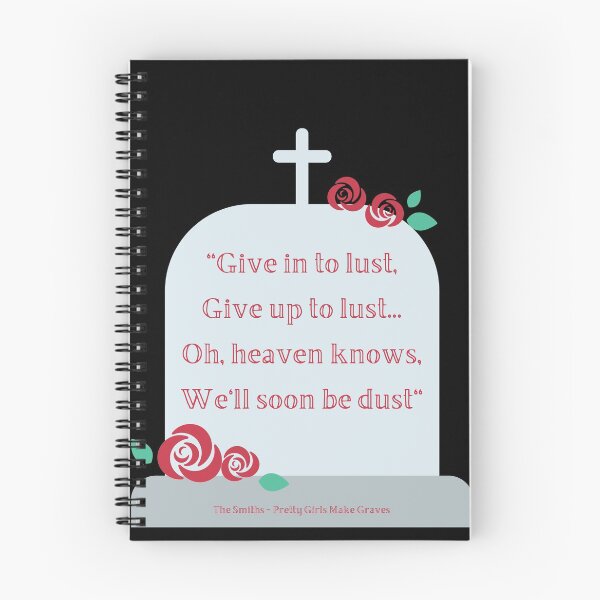 Item preview, Pretty Girls Make Graves ~ The Smiths ~ Lyrical Art designed and sold by MayQueenArt.