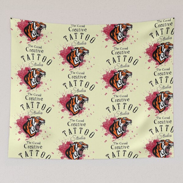 Item preview, Tattoo Studio Tiger (Yellow) designed and sold by Cursed-Creative.