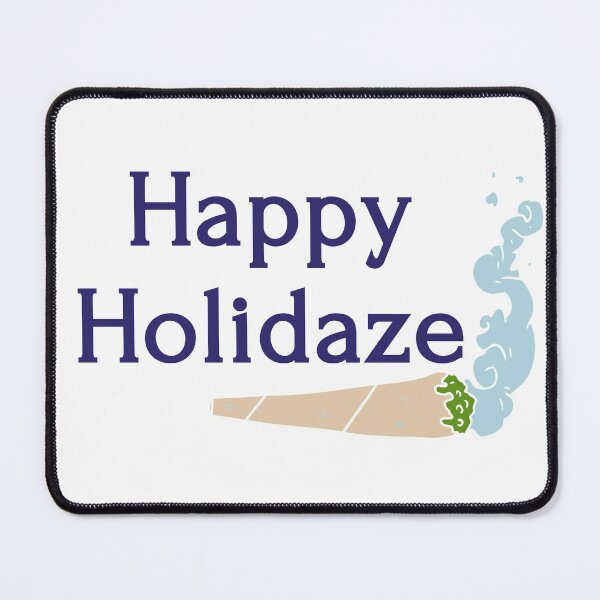 Item preview, Happy Holidaze Blue designed and sold by smokelikeagirl.