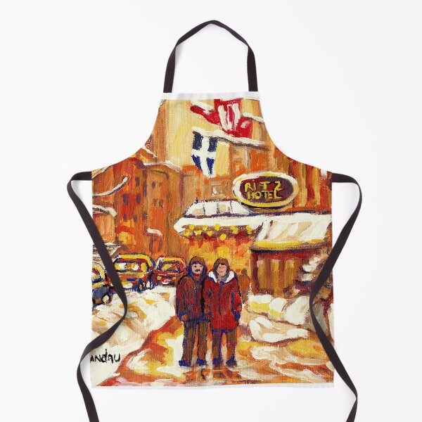 Item preview, RITZ CARLTON HOTEL MONTREAL WINTER SCENE designed and sold by Carole Spandau.