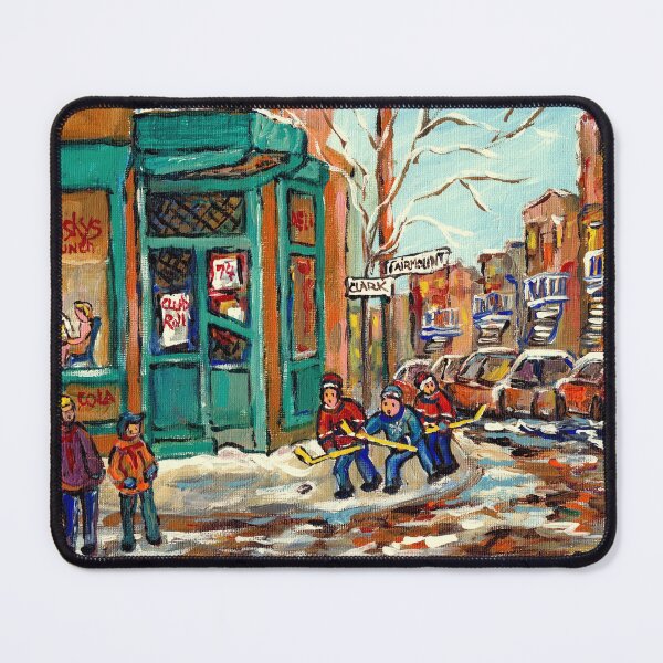 Item preview, WILENSKY'S DINER MONTREAL WINTER SCENE designed and sold by Carole  Spandau.