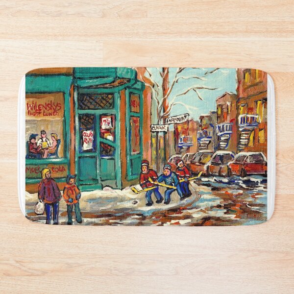 Item preview, WILENSKY'S DINER MONTREAL WINTER SCENE designed and sold by Carole  Spandau.