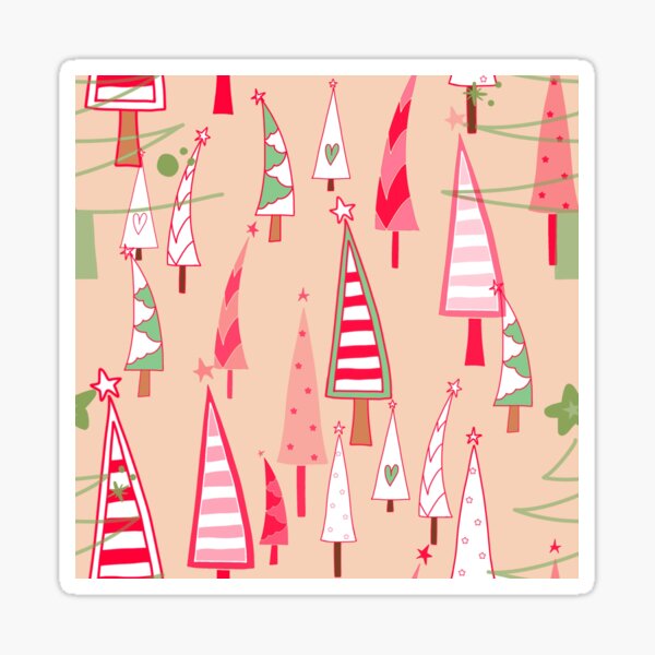 Christmas tree Party Sticker