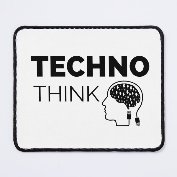 Item preview, think techno white designed and sold by Artycreative1.