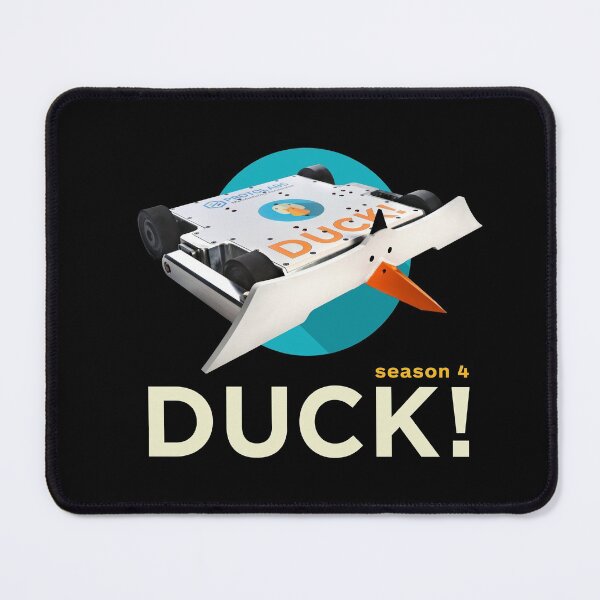 Item preview, DUCK! Season 4: The popular combat robot now has fabulous merch. designed and sold by Hal Rucker.