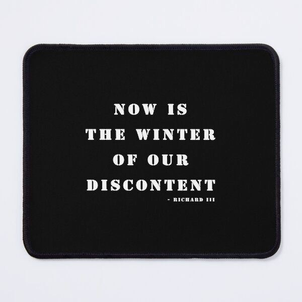 Item preview, Now is the winter of our discontent Richard III designed and sold by Stageystuff.