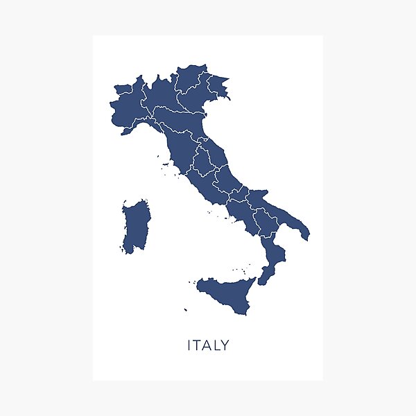 Item preview, Map of Italy designed and sold by By-Danni-Marie.