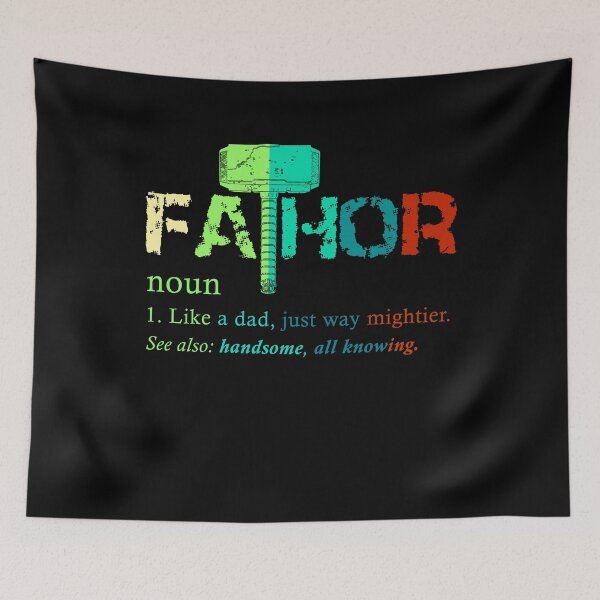Item preview, Fathor Like Dad Just Way Mightier Hero designed and sold by TranscendFlow.