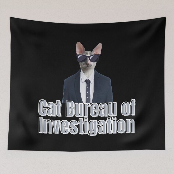 Item preview, Open Up CBI - Cat Bureau of Investigation designed and sold by Fei1111.