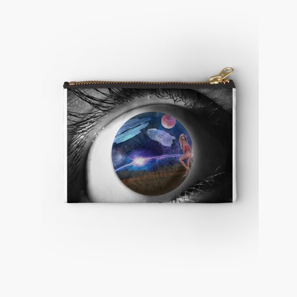 Item preview, Reflection of an alien arriving designed and sold by Jambonfromage.