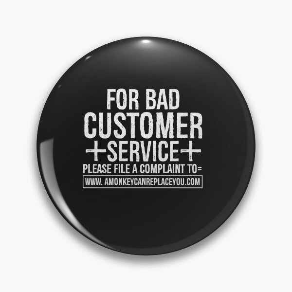 Item preview, real bad customer serivice designed and sold by quotefactory.