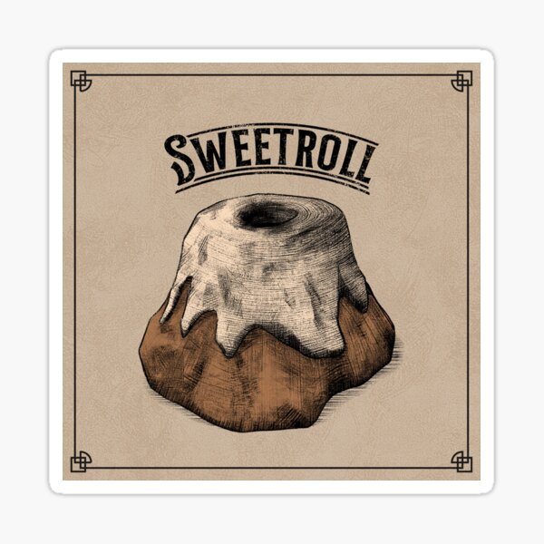 Item preview, Sweetroll Illustration designed and sold by Grimmsever.