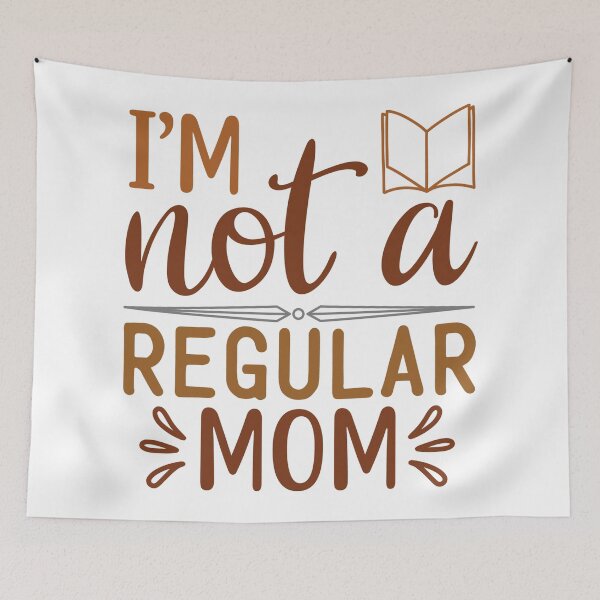 Item preview, I'm Not A Regular Mom Im A Homeschool Mom - Trendy Back To School Design For Students and Teachers designed and sold by Prince - Bestseller ★★★★★.