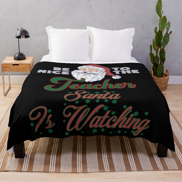 Item preview, Be Nice To The Teacher Santa Is Watching designed and sold by bahicharafe.