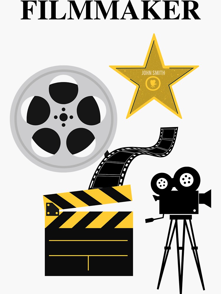 “filmmaker” Sticker by artclip | Redbubble