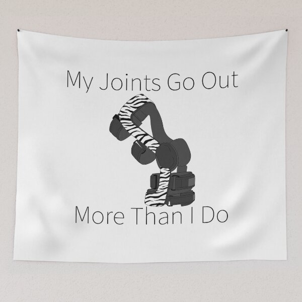 Item preview, My Joints Go Out More Than I Do (Zebra Knee Brace) designed and sold by nklange240.