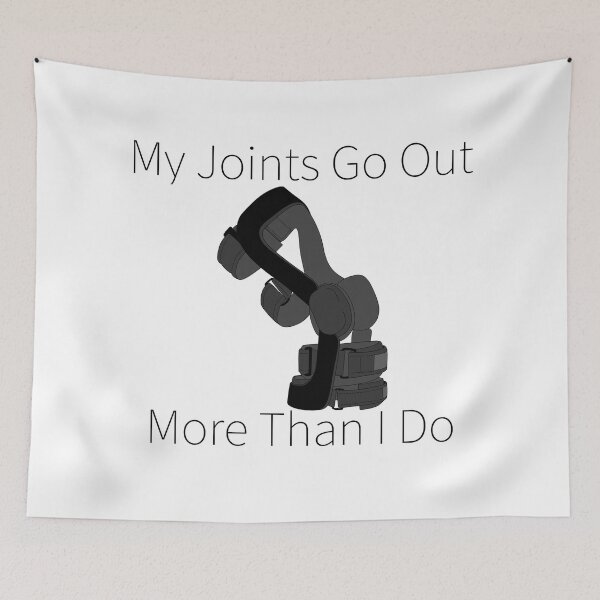 Item preview, My Joints Go Out More Than I Do (Black Knee Brace) designed and sold by nklange240.