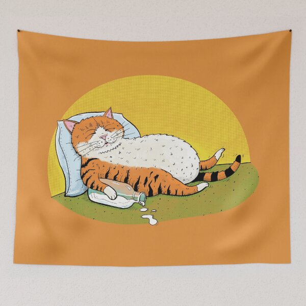 Item preview, sleeping cat designed and sold by RGB-Ginger.