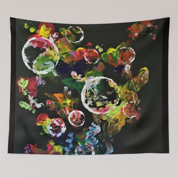 Item preview, Happy Bubbles - Redbubble Fashion and Home Accessories by Winnie Tam designed and sold by Winnie Tam.