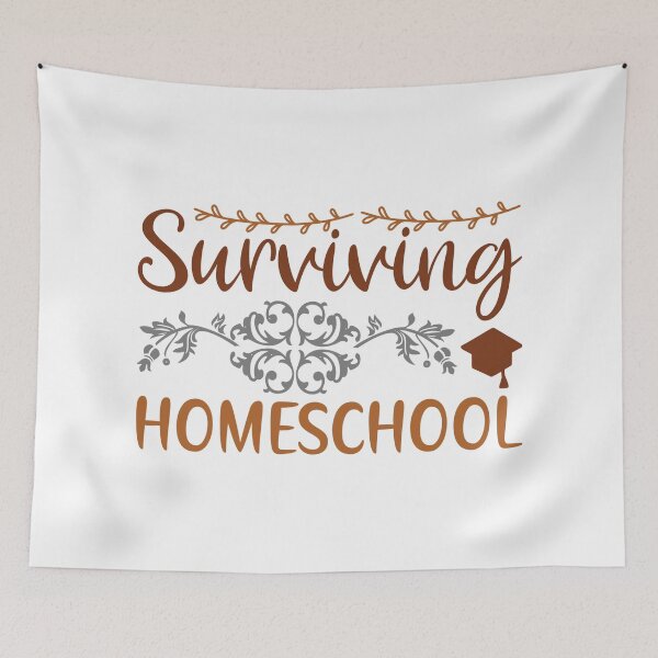 Item preview, Surviving Homeschool - Trendy Back To School Design For Students and Teachers designed and sold by Prince - Bestseller ★★★★★.
