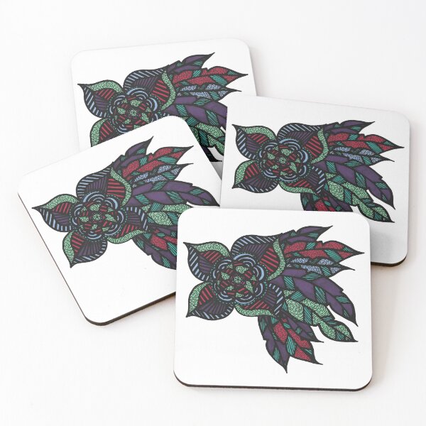 Item preview, Abstract Flower and Feather drawing designed and sold by Arianna Khalil.