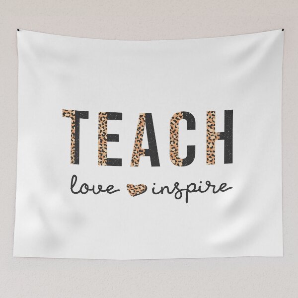 Item preview, Teach Love Inspire: diseño de moda de regreso a la escuela para estudiantes y maestros designed and sold by Prince - Bestseller ★★★★★.