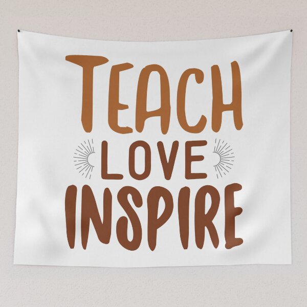 Item preview, Teach Love Inspire: diseño de moda de regreso a la escuela para estudiantes y maestros designed and sold by Prince - Bestseller ★★★★★.