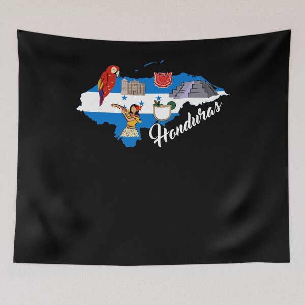 Item preview, Honduras Map | Catrachos Parrot Honduras travel designed and sold by footlak7.
