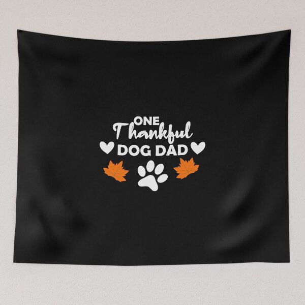 Item preview, one thankful dog dad, matching family gift, thanksgiving gift for dad, thankful dog dad  designed and sold by adjamine.