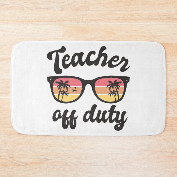 Aperçu de l'œuvre Teacher Off Duty - Design tendance pour la rentrée des classes pour les étudiants et les enseignants créée et vendue par Prince - Bestseller ★★★★★.