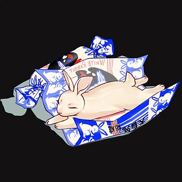 Artwork thumbnail, White Rabbit Sticker Copy Copy Copy Copy by MarkusHartmann