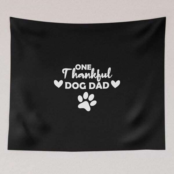 Item preview, one thankful dog dad, matching family gift, thanksgiving gift for dad, thankful dog dad  designed and sold by adjamine.