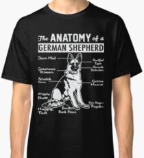The Anatomy Of A German Shepherd Shirt Classic T-Shirt