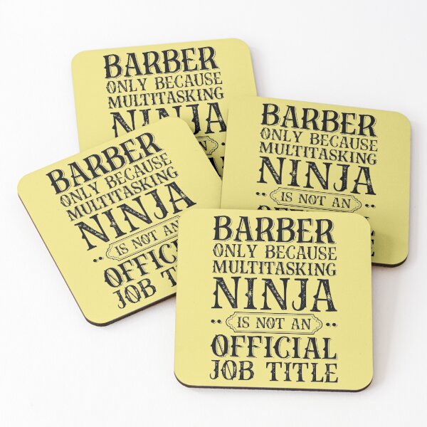 Artikelvorschau, Friseur nur weil Multitasking Ninja Jobtitel lustig entworfen und verkauft von kamrankhan.