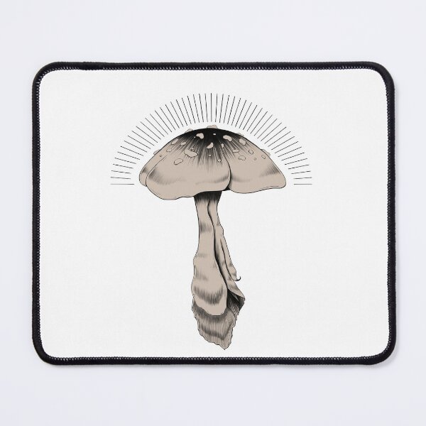 Item preview, Mushroom white background designed and sold by -angie-red-.