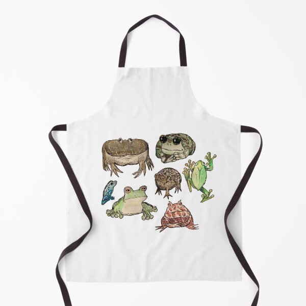 Item preview, Grumpy watercolor frogs designed and sold by micahguest.