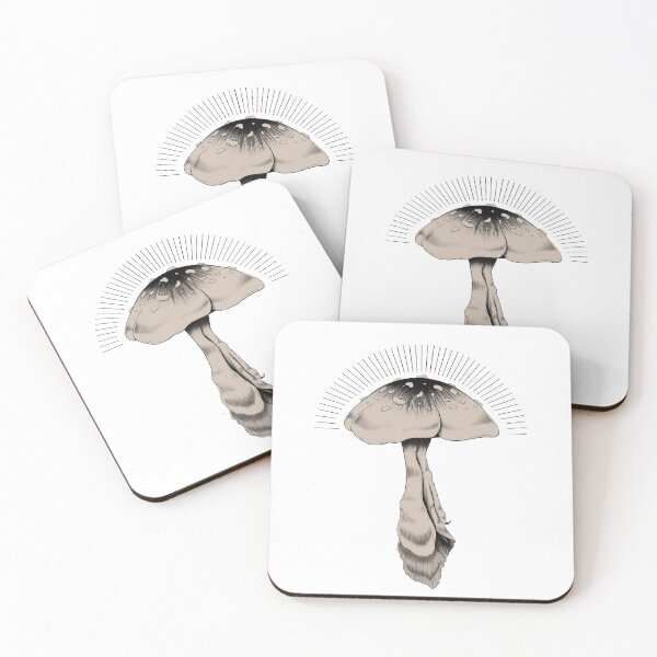 Item preview, Mushroom white background designed and sold by -angie-red-.