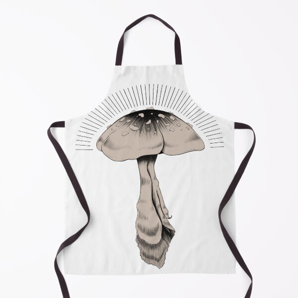 Item preview, Mushroom white background designed and sold by -angie-red-.