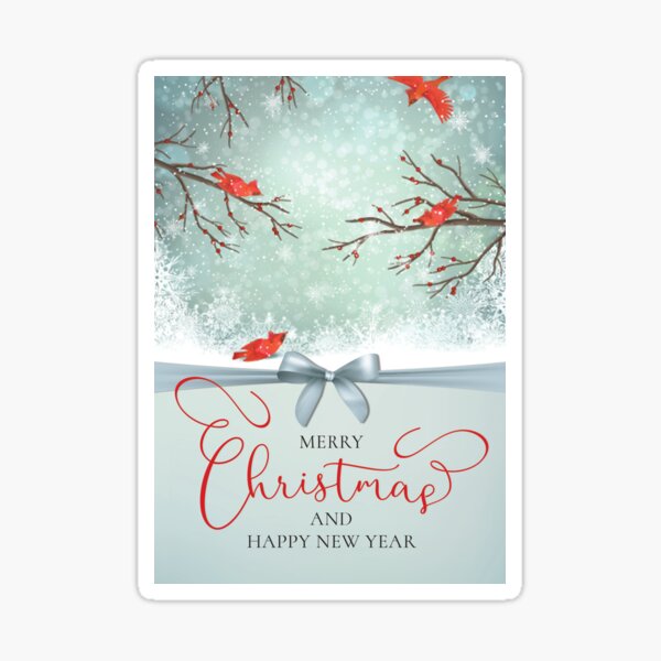 Item preview, Merry Christmas and Happy New Year designed and sold by DesiBoli.