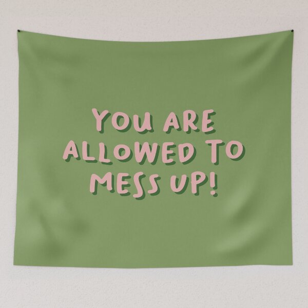 Item preview, You Are Allowed To mess Up designed and sold by Artestygraphic.