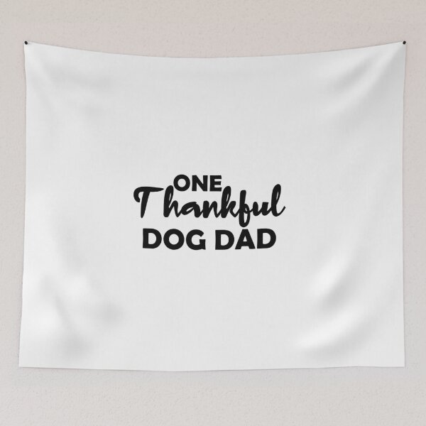 Item preview, one thankful dog dad, matching family gift, thanksgiving gift for dad, thankful dog dad  designed and sold by adjamine.