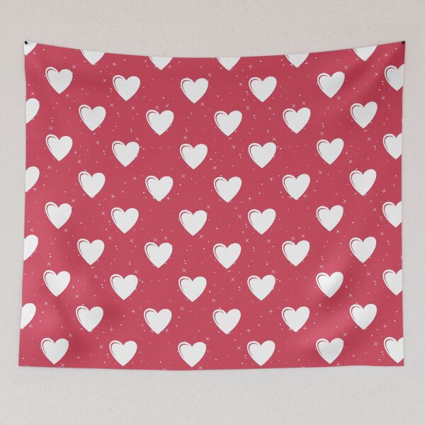 Item preview, Pink Heart Print designed and sold by Lylabean22.