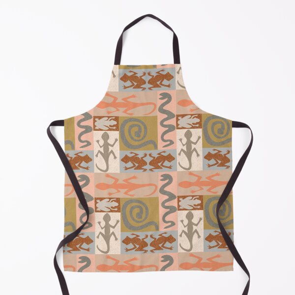 Item preview, Quirky amphibian petroglyph, lizards, frogs, snakes, southwest desert glow designed and sold by cleolovescolor.